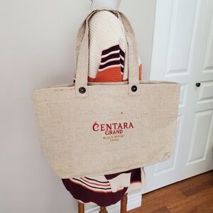 Beige Tote Bag